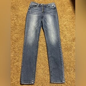 Flying Monkey button fly Women's Skinny Jeans 28